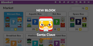 Santa Claus obtained in Old Blooket