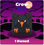 Crow blook the newest blook in Spooky Pack