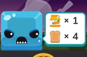 Ice Slime in cafe
