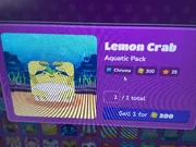 Lemon crab