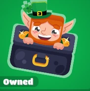 Leprechaun in the Market on St Patrick's day/march 17 2024