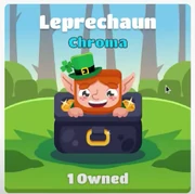 Leprechaun Blook with background