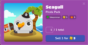 Seagull in the Blook Menu
