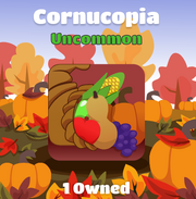 Cornucopia with background