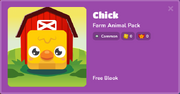 Chick Blook Menu