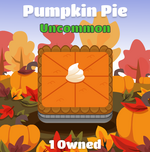 Pumpkin Pie with background
