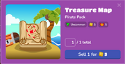 Treasure Map in the Blook Menu