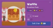 Waffle in Blook Menu