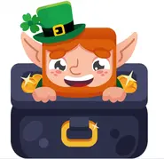 Leprechaun has a white background