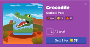 Crocodile in the Blook Menu