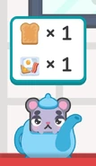 Dormouse in Café