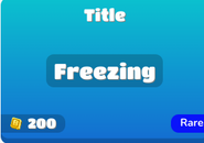 Freezing