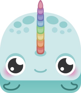 Rainbow narwhal