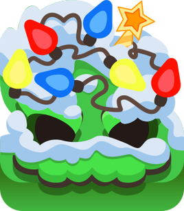 Blooketsnowybushmonster