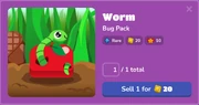 Worm in the Blook Menu