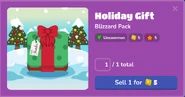 Holiday Gift in Blook Menu