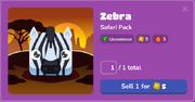 Zebra Blook Menu