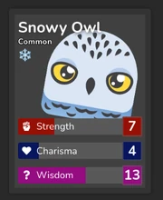 The Snowy Owl in Tower Of Doom