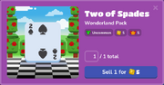 Two of Spades Blook Menu