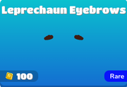 Leprechaun Eyebrows