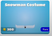 Snowman Costume clothing