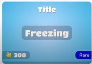 Freezing title 2023