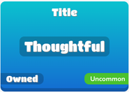 Thoughtful