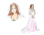 Aerith Wedding Dress by SchmutzigeBanane