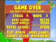 Mensaje de Fin del Juego