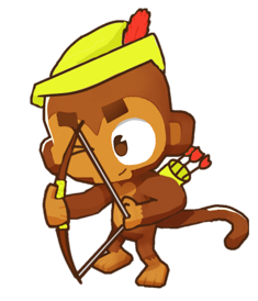 Archer Monkey BTD Alpha Bloons Conception Wiki Fandom