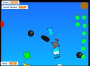 A M.O.A.B. in shred.exe against a Shreder, Icer, One hit, Litgning, Heavy, Bom, Shreder B, and Poisin.