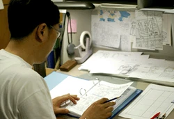 Pre-production process of 2D animation at Sunwoo.