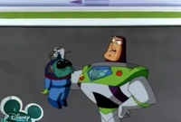 The spy is revealed - one of Zurg's Grubs.