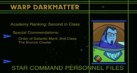 buzz lightyear of star command warp dark matter