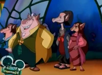 Professor Triffid with other Rhizomians.