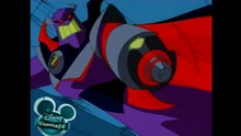 Zurg using his weapon gauntlet