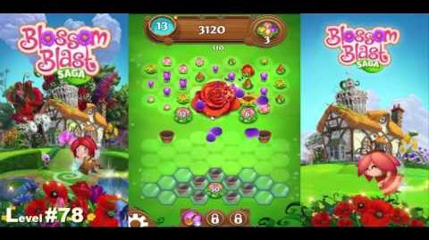 Blossom Blast Saga Level 78 No Boosters No Cheat Engine