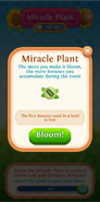 Miracle Plant flower tab free first booster used