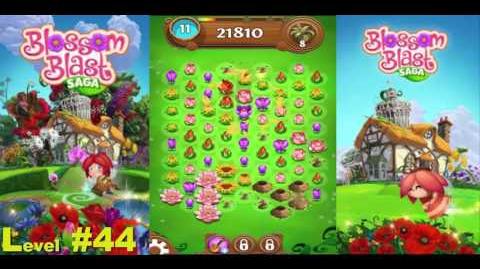 Blossom Blast Saga Level 44 No Boosters No Cheat Engine