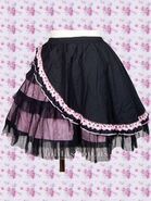 Black-and-Pink-Punk-Lolita-Skirt-LS18-300x400
