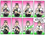 Buttercup Gets Eyedrops by blackhellcat