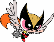 Blossom as Hawkgirl