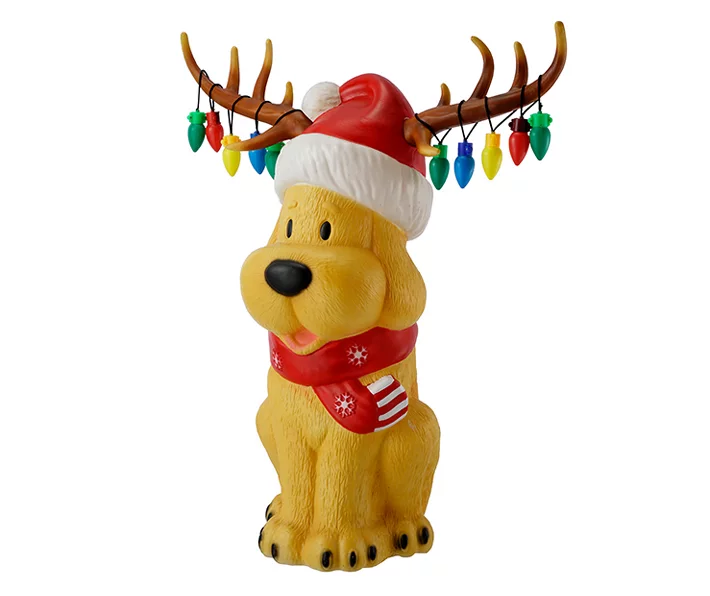 Dog Wearing Antlers | Blow Mold Wiki | Fandom