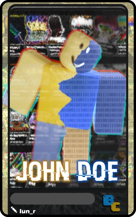 ✓ John Doe's Name Tag  Roblox Item - Rolimon's