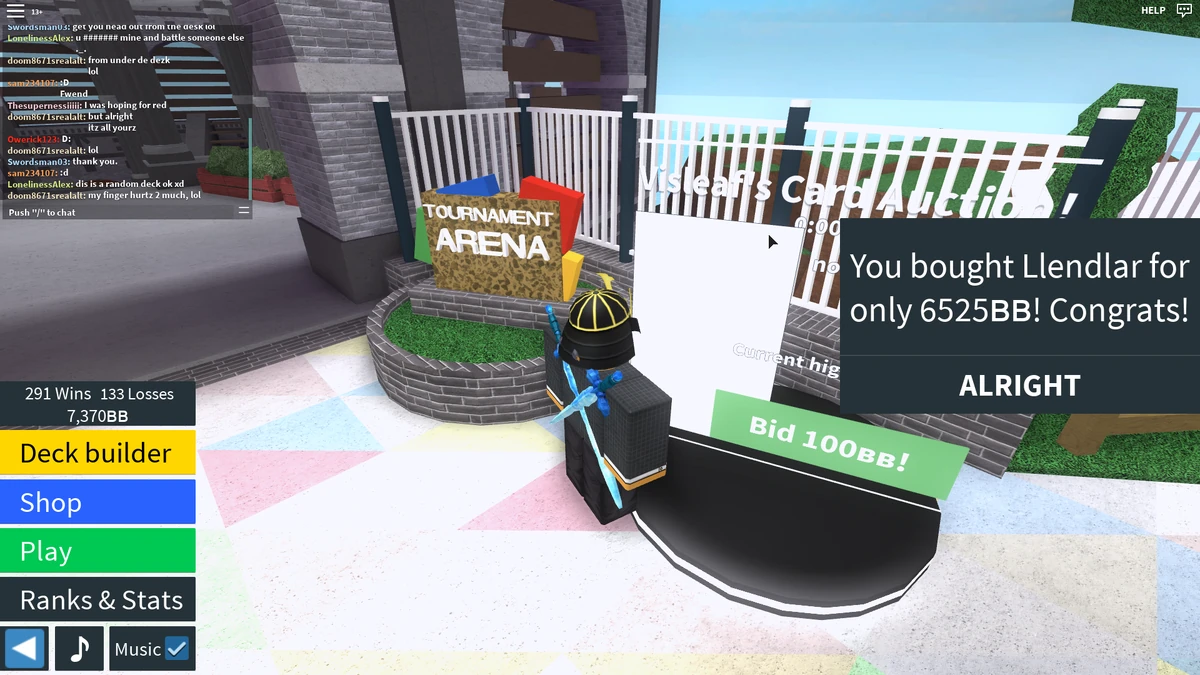 User blogSwordsMan03fduser/The luckiest auction ever Blox Cards