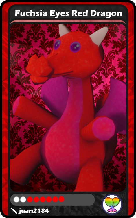 Fuchsia Eyes Red Dragon Blox Cards Wikia Fandom - site roblox.com red dragon