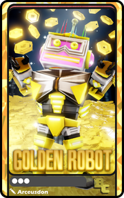 Golden Robot Alt Card