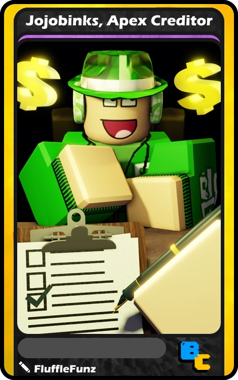 Jojobinks Apex Creditor Blox Cards Wikia Fandom