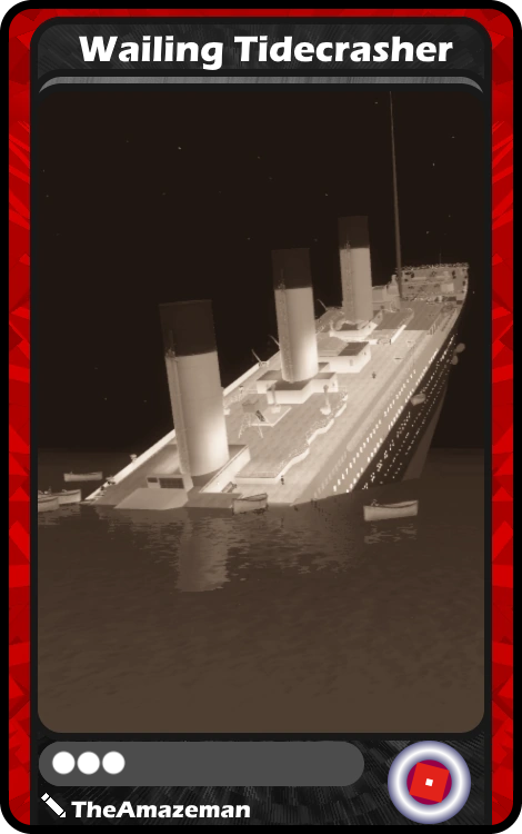 Roblox Titanic Blox Cards Wikia Fandom - roblox titanic hd