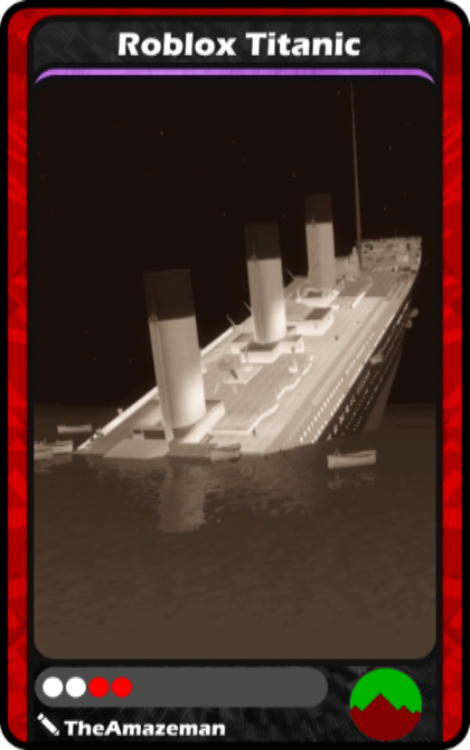 Roblox Titanic Blox Cards Wikia Fandom - titanic legacy roblox